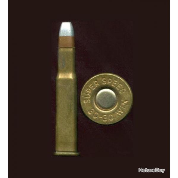 .30-30 Winchester - SUPER SPEED - balle cuivre pointe aluminium