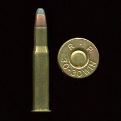 .30-30 Winchester - marque Remington R P - courte balle cuivre pointe plomb
