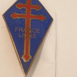 Perchoir 6 cm , insigne croix de Lorraine,  libération   P1