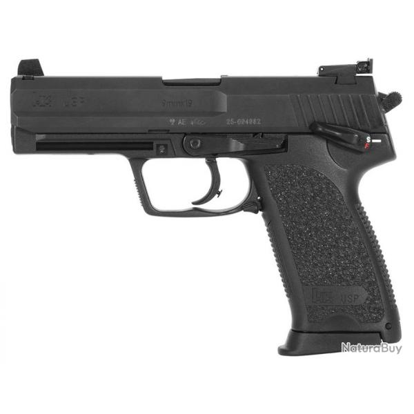 Pistolet HK USP custom sport noir cal.9mm para SA/DA 15cps 108mm