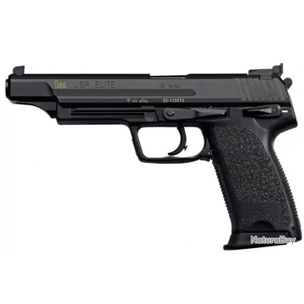 Pistolet HK USP lite noir cal.9mm para 18cps 153mm