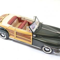 Véhicule miniature 1948 Chrysler Town & Country franklin mint 1/24 1:24. Miniature voiture