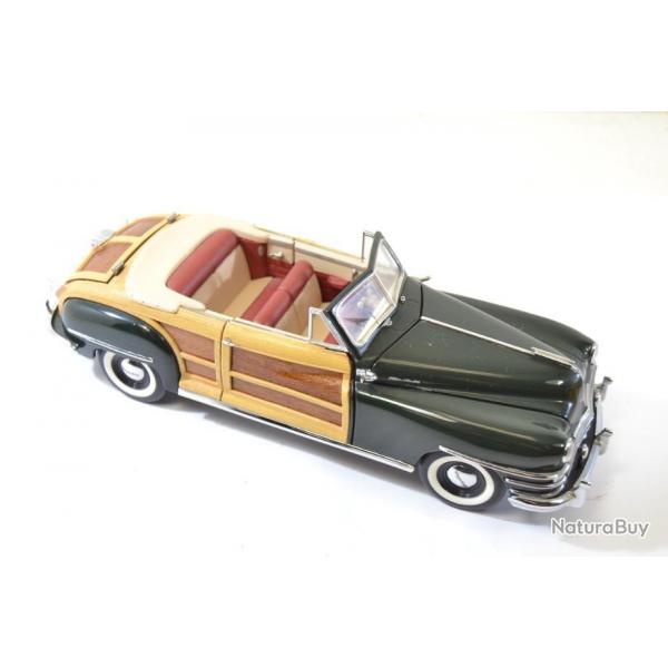 Vhicule miniature 1948 Chrysler Town & Country franklin mint 1/24 1:24. Miniature voiture