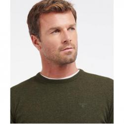 PULL BARBOUR ESS PATCH CREW WILLOW GREEN TAILLE : M