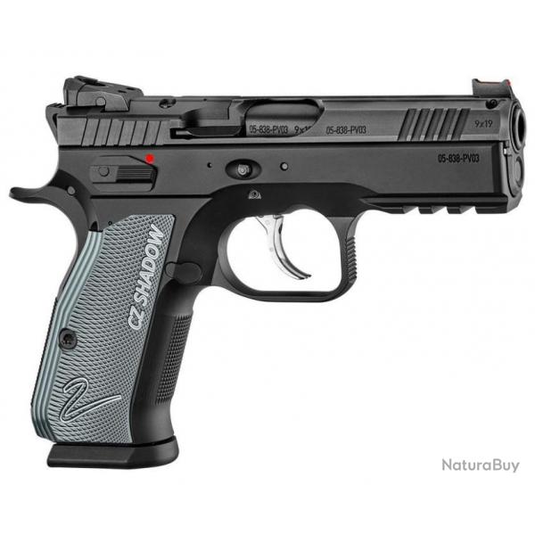 Pistolet CZ SHADOW 2 Compact - OR (Optic Ready) - Calibre 9mm