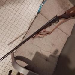 Superbe fusil de braconnier pliant HUMBERT calibre 24/65 parfait etat
