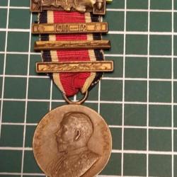 ATTRIBUEE MEDAILLE KING'S MEDAL 1911.1912, GEORGE V, GRANDE BRETAGNE, ANGLETERRE