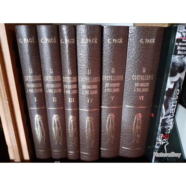 la coutellerie de Camille Pags en 6 volumes