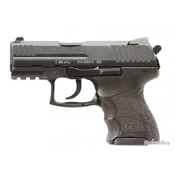 Pistolet Heckler&Koch P30 SK V3 noir cal.9mm para 10cps