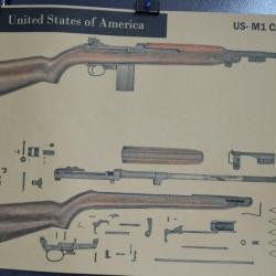 Poster US M1 carabine