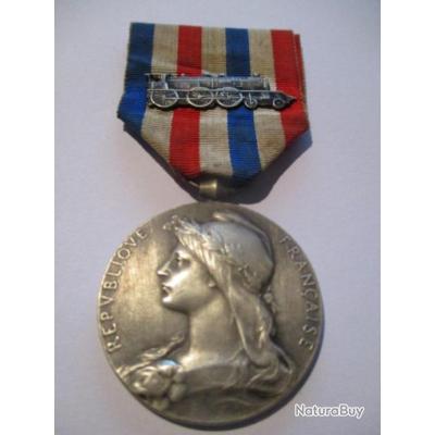 G11106 Médaille pendentif honneur des chemins de fer dupré