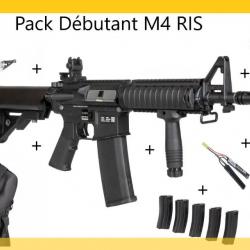 M4 Ris / Méga Pack Débutant Airsoft