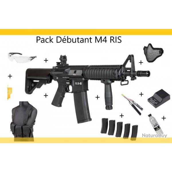 M4 Ris / Mga Pack Dbutant Airsoft