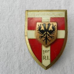 insigne militaire régimentaire français 1° régiment d'infanterie