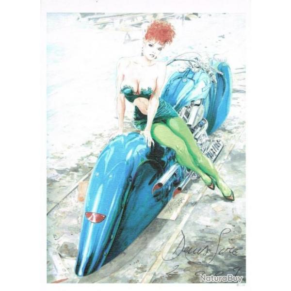 Jeunes FILLES SEXY PIN UP GIRL MOTORCYCLES INDIAN HARLEY NORTON Denis SIRE book