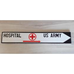 Panneau indicateur hospital us army