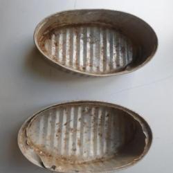 2 Boîtes de conserves Allemand WW2 originales
