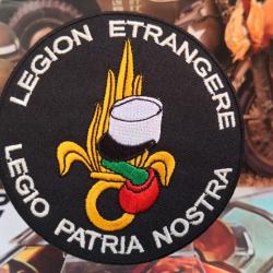 Patch Légion Etrangère ( 90 mm ) .. à coudre ou à coller au fer à repasser   N