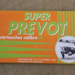 Cartouches Super Prevot 24g cal 28/70 N°8 HILMAR SUPER DESTOCK !!!