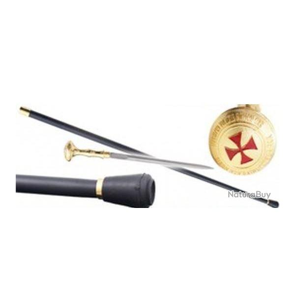 ****Canne Epee de Marche Chevalier Templier c12
