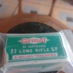 Boite 22 lr traçante vide pour collection