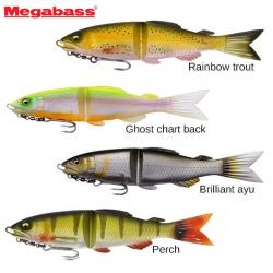 Leurre Souple MEGABASS Mag Draft Ayu Twitcher Rainbow Trout