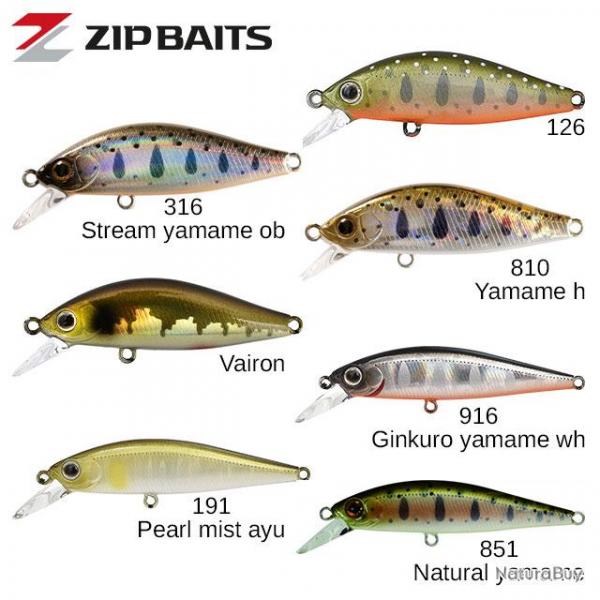 Leurre ZIP BAIT Rigge Flat 50S 126