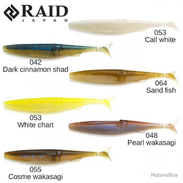 Leurre Souple RAID JAPAN Fantastick 4.8 064 Sand Fish