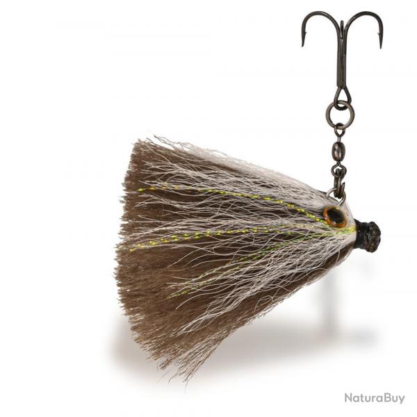 Tte Plombe Zebco Mouse Jig Head 10g 10g Blanc / Marron