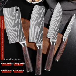 Couteau Chef Pro Style Damas Acier Inox, Modele: 4pcs