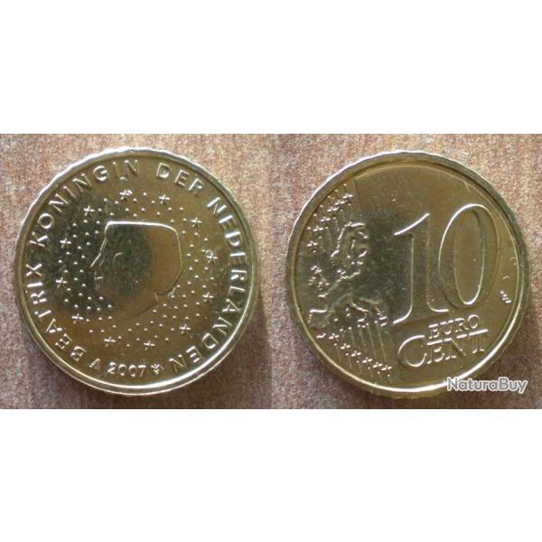 Pays Bas 10 Cent 2007 Euro Piece Hollande Netherlands