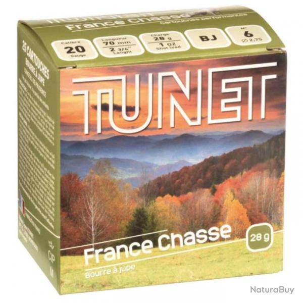Cartouches Tunet  France Chasse Cal. 20/70 4 / Par 1 - 5 / Par 5