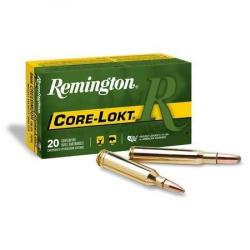 LOT DE 20 BALLES REMINGTON  7RM  175GR  CORELOKT PSP