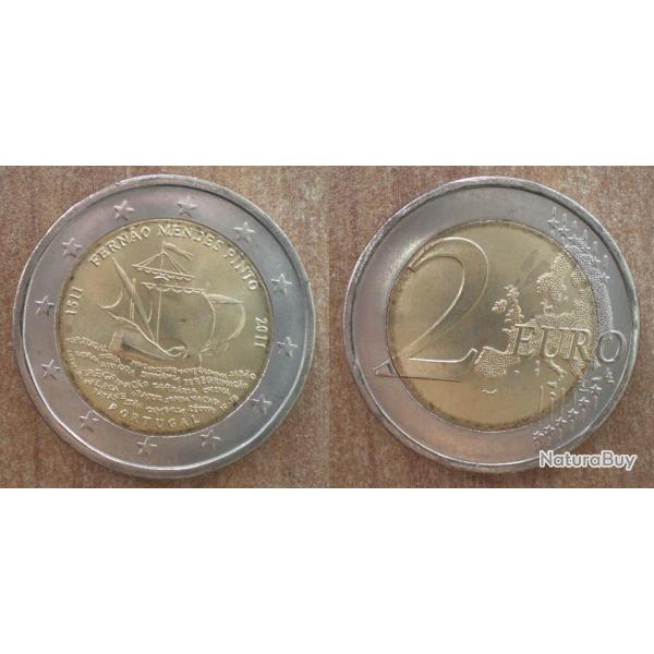 Portugal 2 Euro 2011 Bateau Mendes Pinto Piece Euros