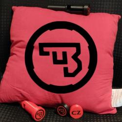 COUSSIN - Coussin avec customisation en vinyle CZ / GLOCK / RUGER / BERGARA - Idée cadeau