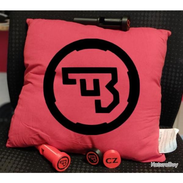 COUSSIN - Coussin avec customisation en vinyle CZ / GLOCK / RUGER / BERGARA - Ide cadeau