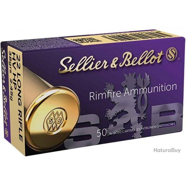 MUNITIONS SELLIER & BELLOT 22LR STANDARD HV 2.56G 40GR par 50