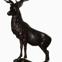 Sculpture animalière en bronze véritable - Décoration 78 - FABRICANT (réf : brz1478 )