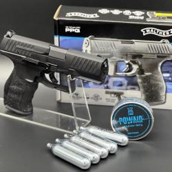 Pack prêt à tirer Walther PPQ à plombs 4,5mm / diabolo 4,5 mm propulsion CO2
