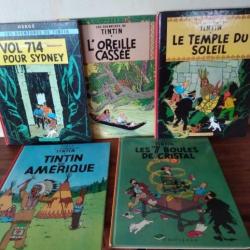 Lot 14 albums  Tintin