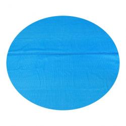 Bâche solaire de piscine ronde diamètre 488 cm polyéthylène bleu 03_0006680