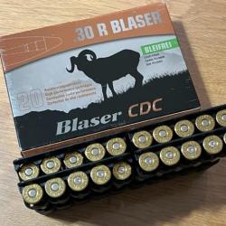 32 munitions BLASER CDC 160 grains calibe 30r Blaser