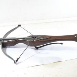 Pistolet arbalète décorative en bois et métal. Décoration médiéval, reconstitution chevalier