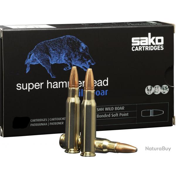 Munitions SAKO calibre 300 Win Mag super hammerhead 180gr x20