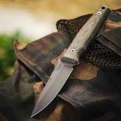 Couteau MKM TPF Defense Green Manche Micarta Lame Acier CPM-MagnaCut Etui Cuir Made Italy MKMTPFDGC