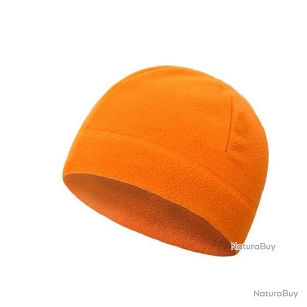 Bonnet de chasse polaire orange