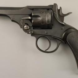 Très beau revolver Webley Mark IV réglementaire, calibre 455