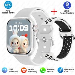 Montre Connectee Watch9 pour Android iOs SmartWatch9, Couleur: Blanc 1