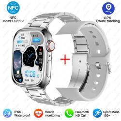 Montre Connectee Watch9 pour Android iOs SmartWatch9, Couleur: Blanc 3