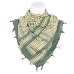 Keffieh foulard Palestinien (Couleur Vert/Beige)